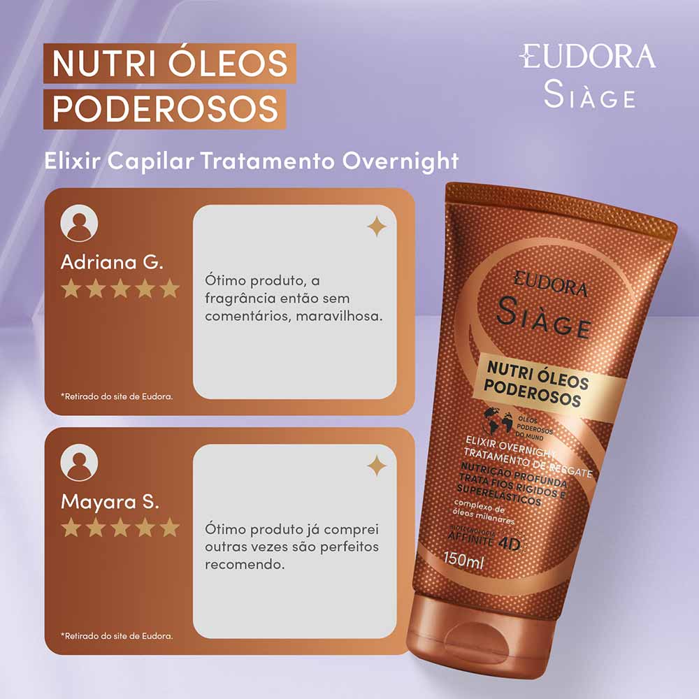 Eudora Siàge Nutri Óleos Poderosos Elixir